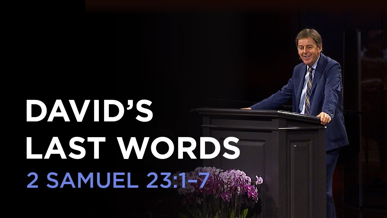 David's Last Words