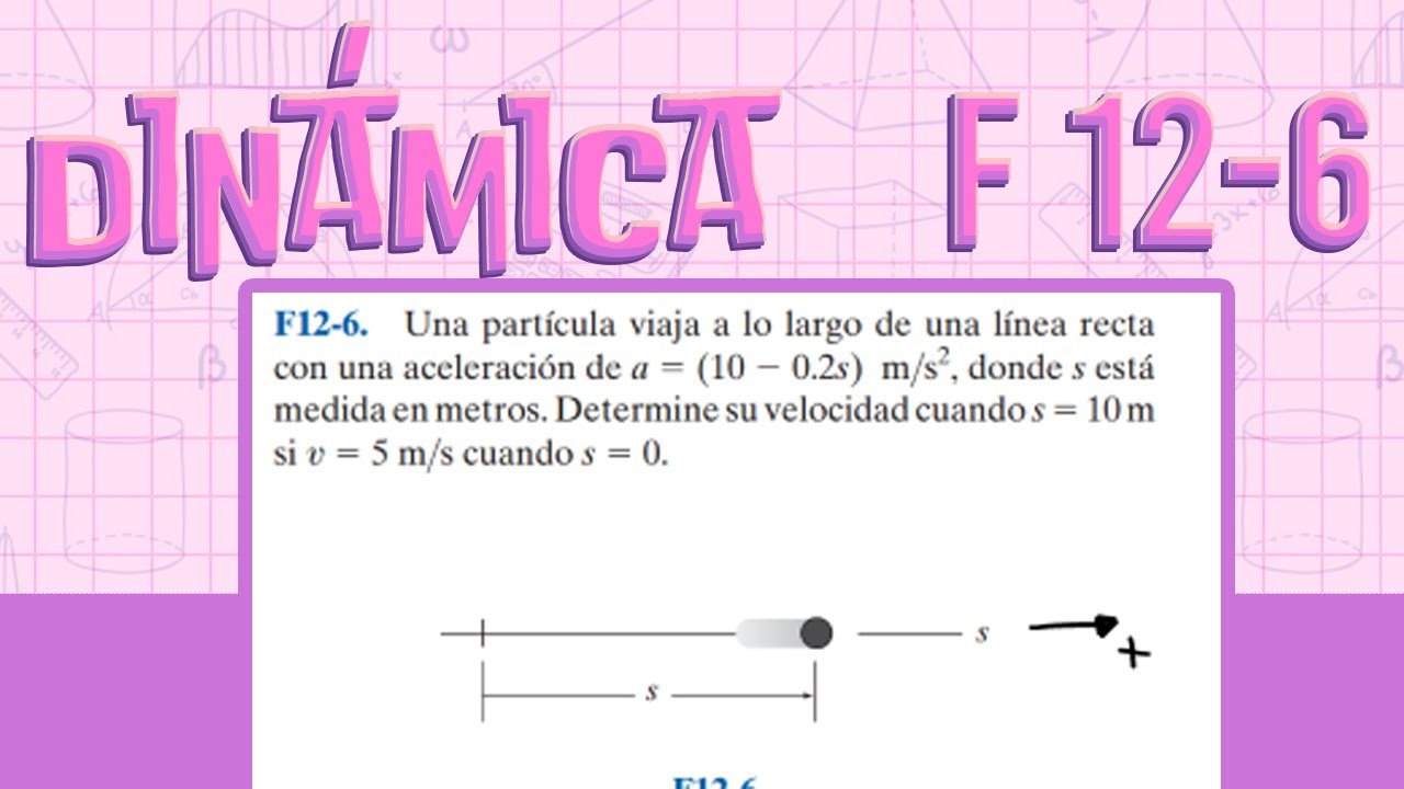 F12-6 DINÁMICA DE HIBBELER RESUELTO ✅