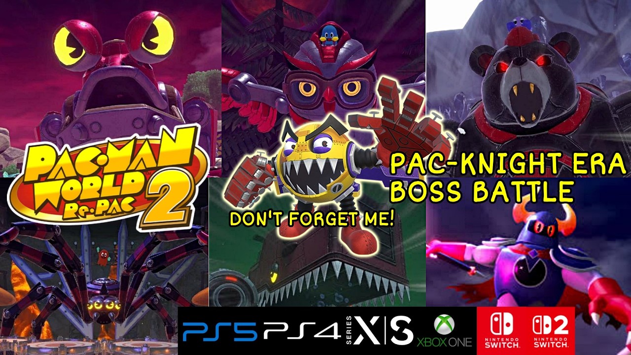 PAC-MAN WORLD 2 RE-PAC - PAC-KNIGHT ERA BOSS BATTLE + BONUS BOSS - KUKUWADEWI TV