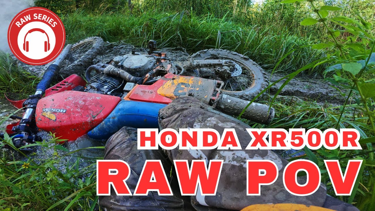 I Almost Drowned My 1983 Honda XR500R! | RAW SERIES | Pure Sound