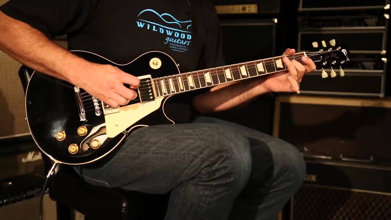 Gibson Memphis ES-Les Paul Black Top • Серийный номер: 11674723
