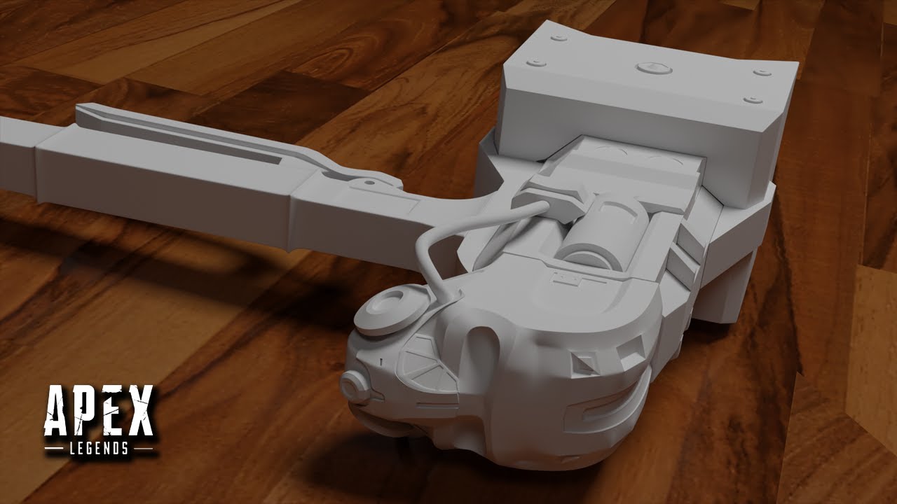 3D printable Caustics Heirloom Hammer Apex Legends DIY.