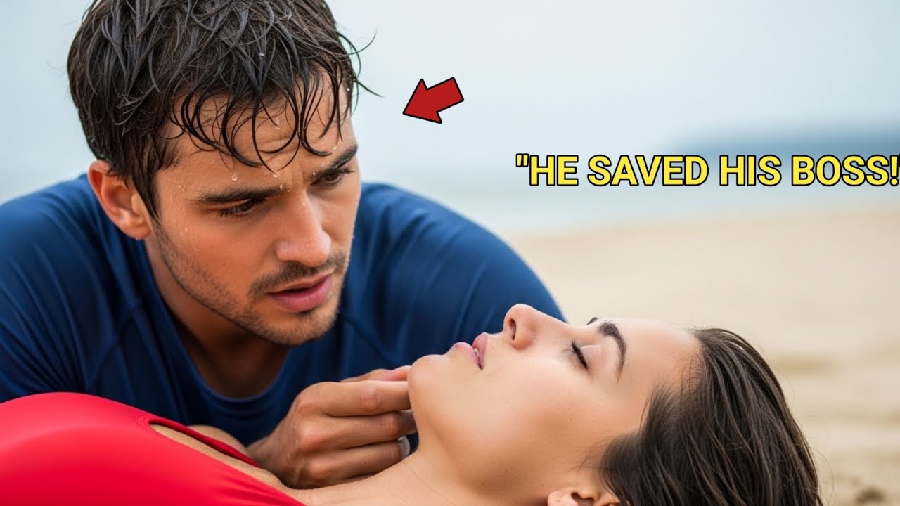 Single Dad Pulled a Woman From the Waves — Not Realizing She Owned the Company He Worked For