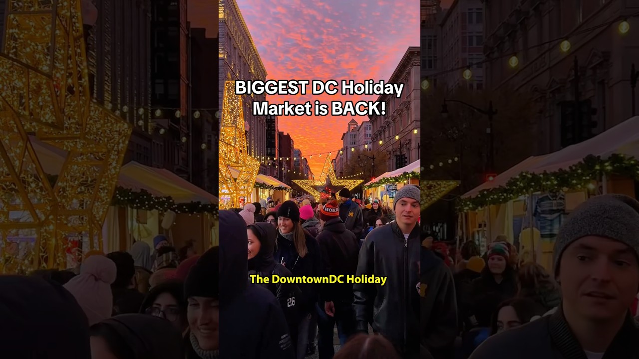 Check out the Downtown DC Holiday Market! 
