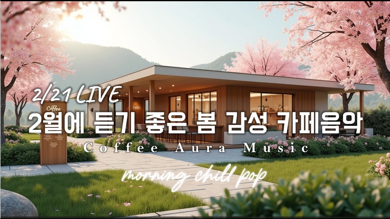 ☕ 그냥 틀어 놓으세요❄️2월 봄이오는  감성 팝송🎄아침에 듣기 좋은 카페 음악 플레이리스트 ✨  카페에서 듣기 좋은 음악, 마음이 편안해지는 Playlist🎧 2/21 LIVE