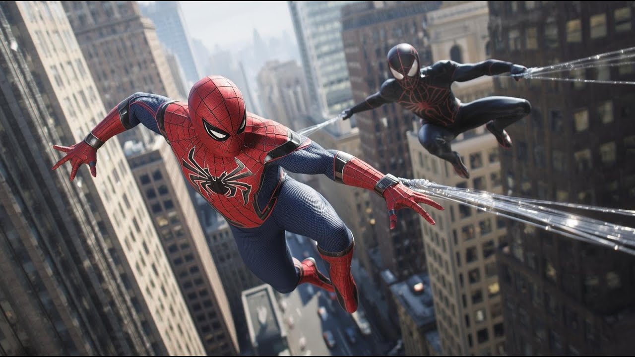 Spider-Man 2 LIVE 🔴 Web Swinging Action #Shorts