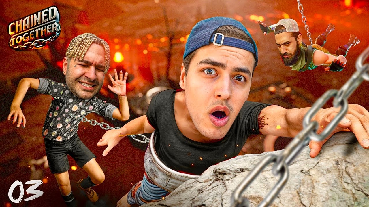 Chained Together - Part 3 😂 با هم دوست باشید