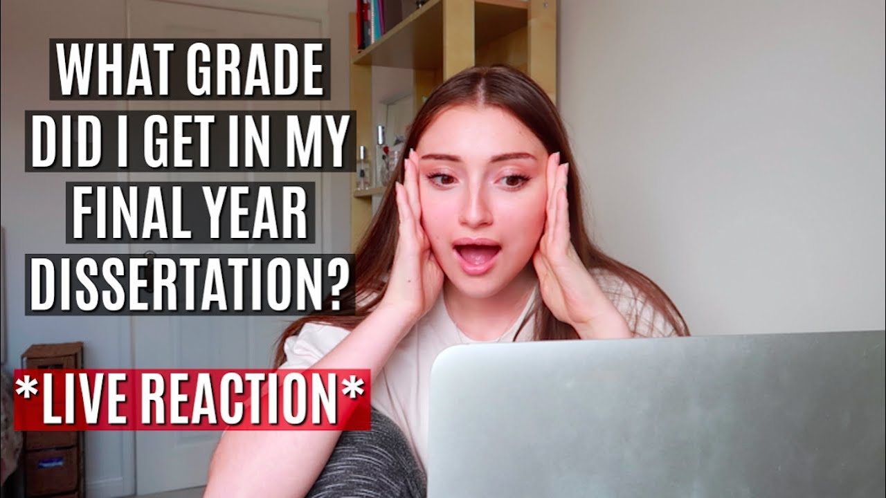 OPENING MY FINAL YEAR DISSERTATION RESULTS *LIVE REACTION*