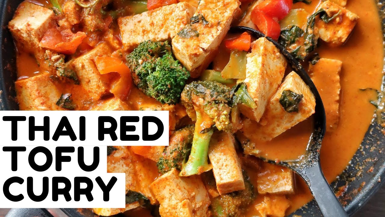 Thai Red Curry with Tofu | EASY GLUTEN FREE VEGAN RECIPE