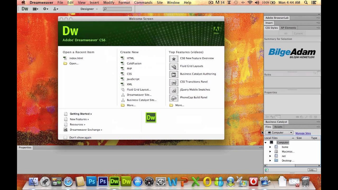 Kerim KIRPAT Dreamweaver CS6 ile Site Tanımlamak