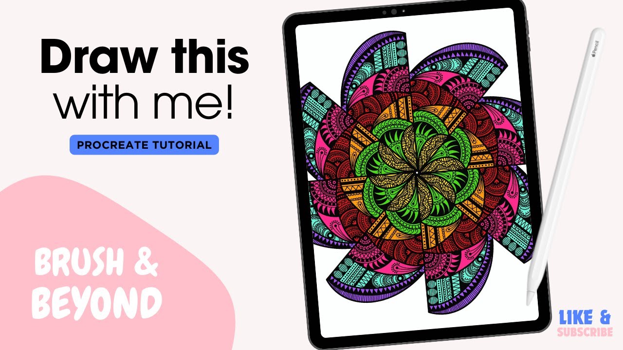 Relaxing Mandala Art  in procreate