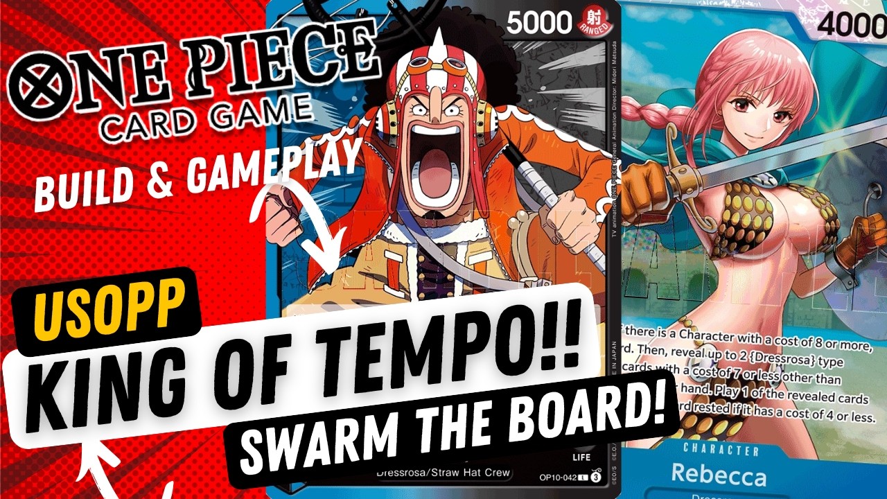 USOPP | THE KING OF TEMPO!! | OP-10 | BUILD & GAMEPLAY | ONE PIECE |