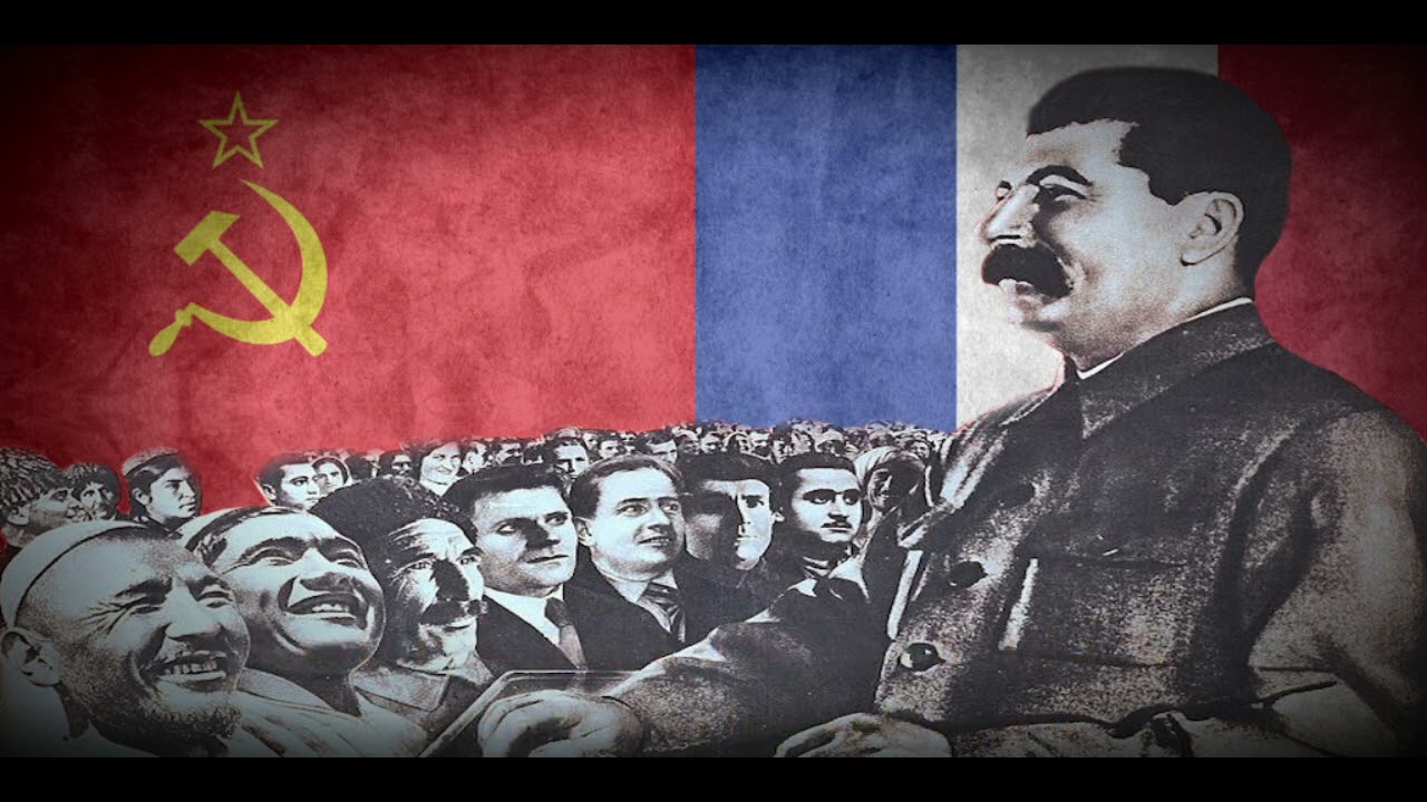 Les poings dress&eacute;s des prol&eacute;taires - French Stalinist Song [EN/FR SUB]