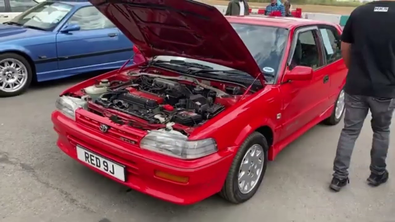 Toyota AE92 Corolla GTi-16v Radwood  2025 show at Bicester Motion