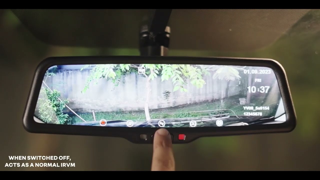 Smart Mirror Monitor / Renault KIGER / Operations & Functions