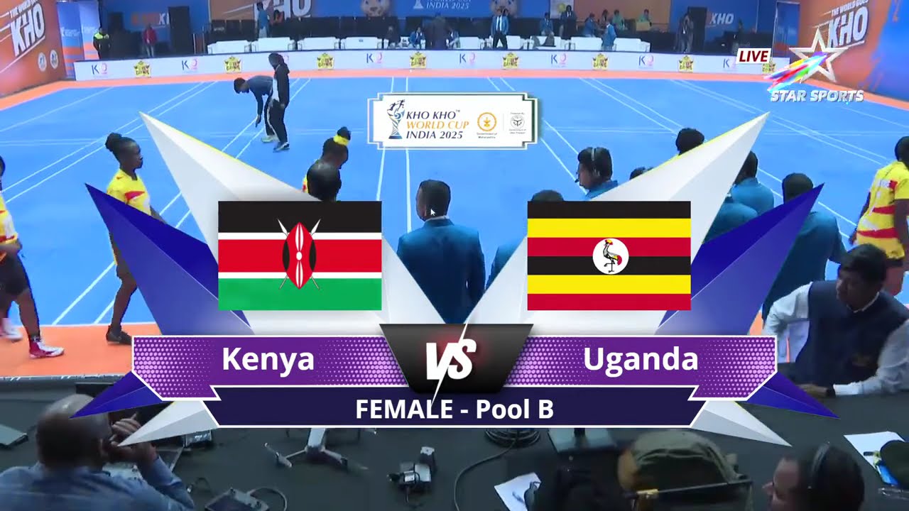 Kho Kho World Cup 2025: Kenya v Uganda Womens