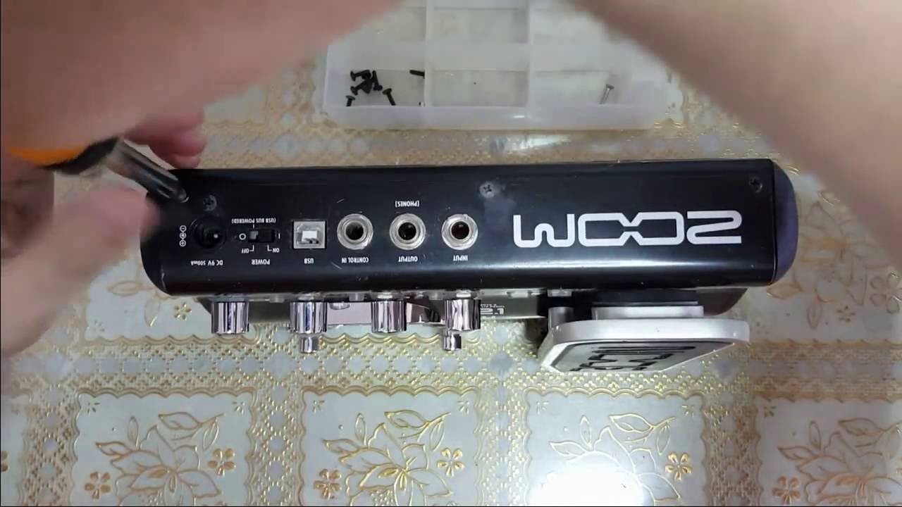 Part1: Zoom G2.1NU Repair: How to open