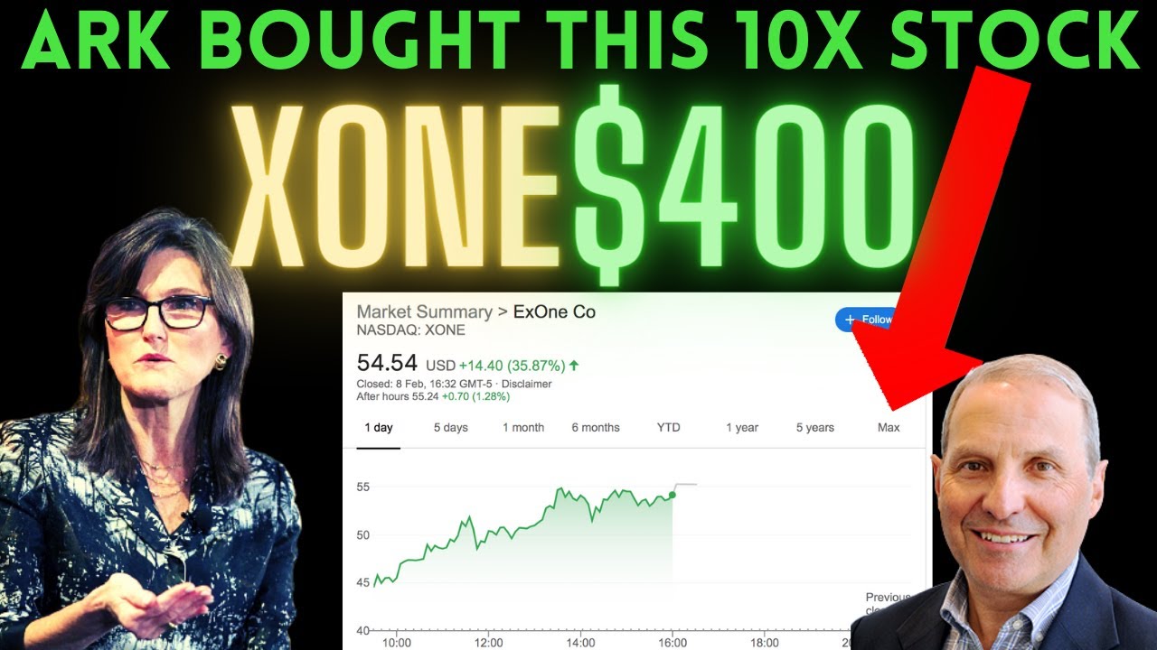 ExOne is a buy! XONE stock could 10X! This 3d printing stock is INSANE! Xone Update Xone stock news