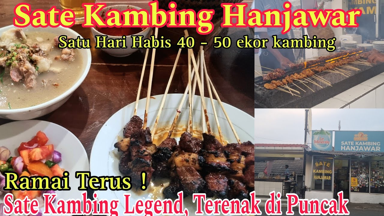 Review Terbaru ❗️ Sate Kambing Hanjawar Puncak / Kuliner Hits di Puncak