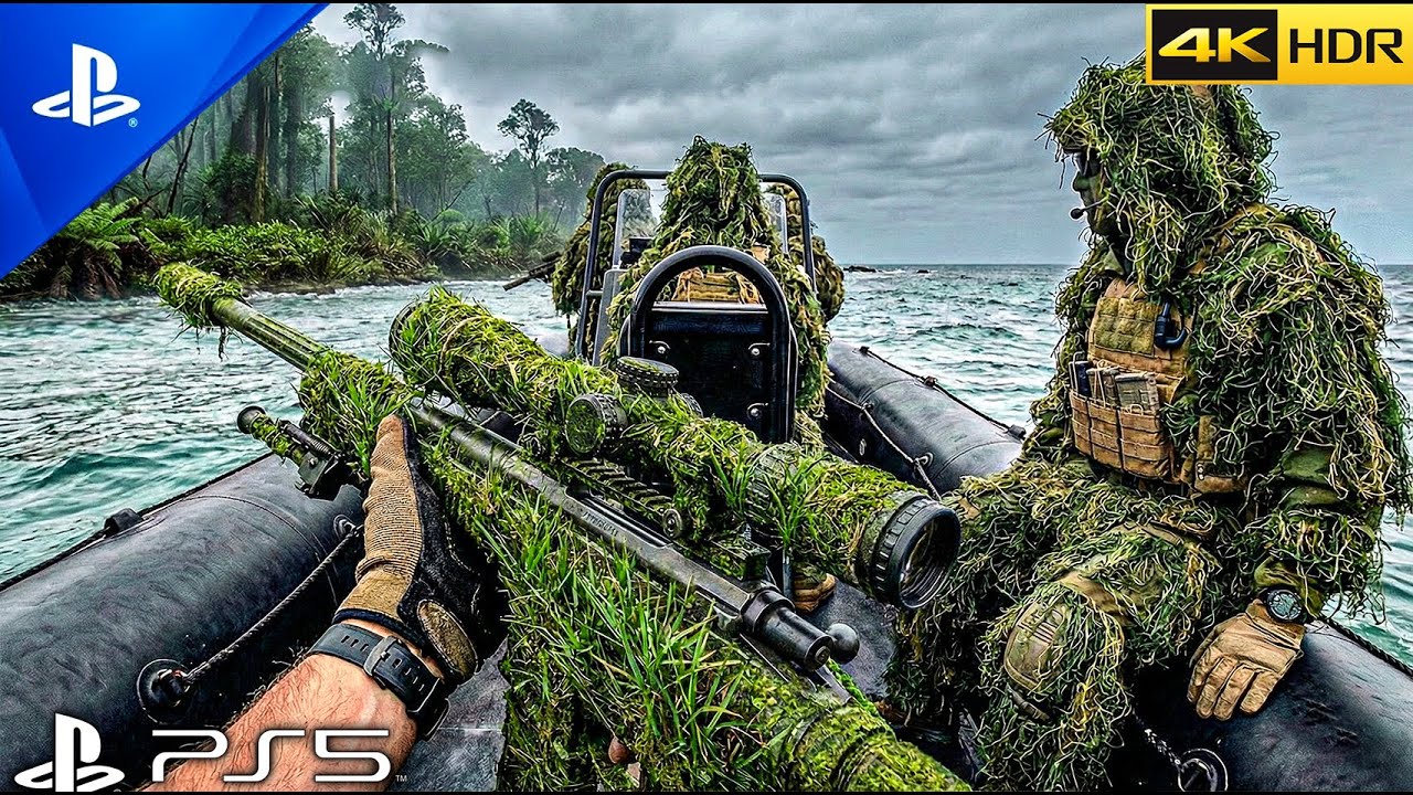 CALL OF DUTY GHILLIE SNIPER MISSION IS JUST EPIC | Realistic Ultra Graphics Gameplay 4k 60fps MWII