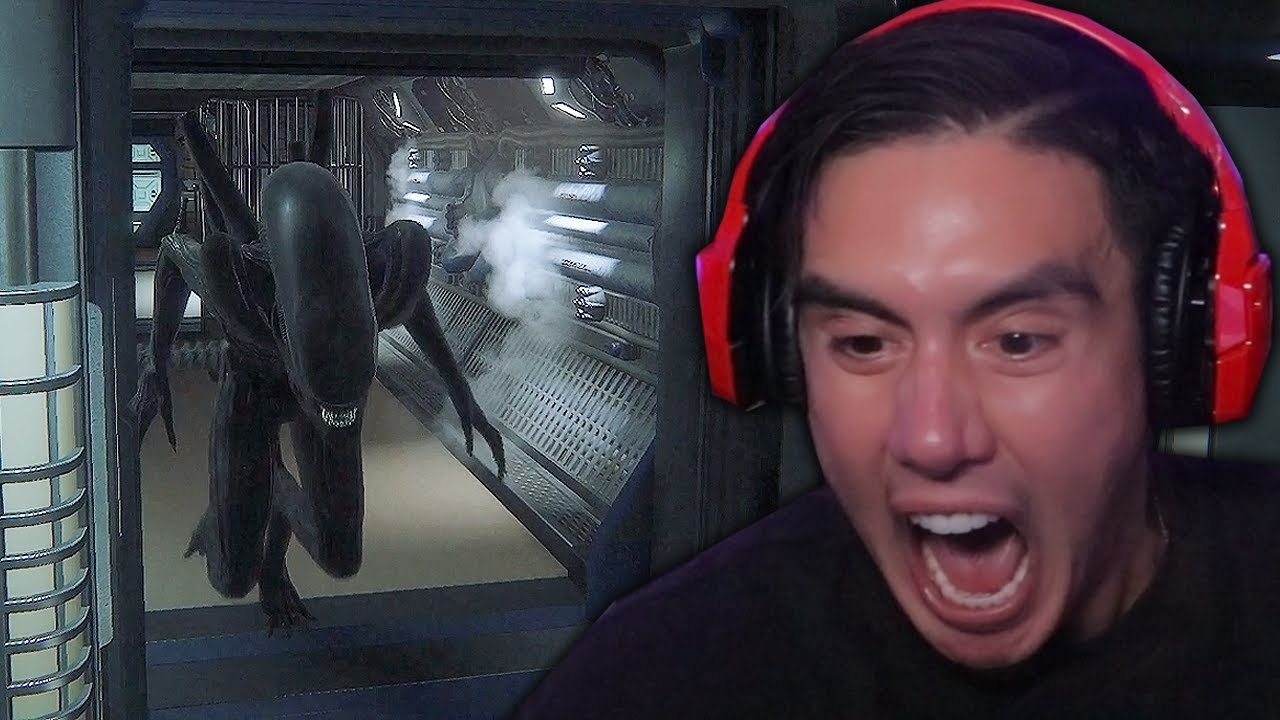 THE ALIEN WOULD NOT GET OFF MY CHEEKS THIS ENTIRE VIDEO AND IM STRESSED | Alien Isolation [2]