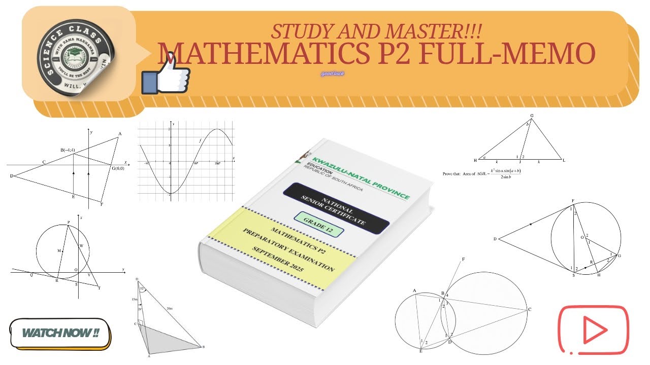 PRELIM EXAM PAPER/ KZN 2025: MATHS P2/ GRADE12 