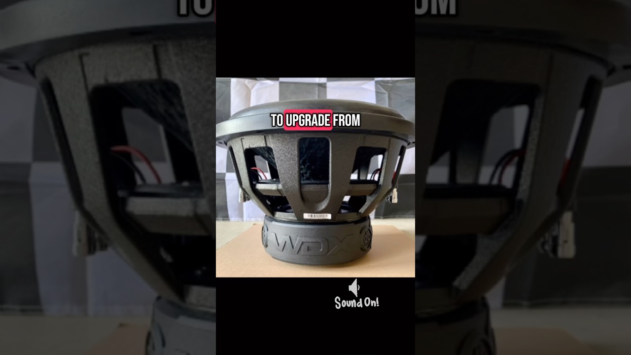 High Quality Car Subwoofer | DB Drive WDX from Designer Motorsports #carstereo #subwoofer #caraudio