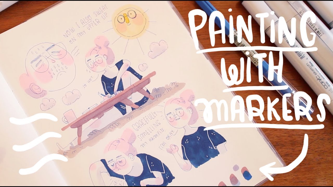 How I paint and draw my instagram illustrations! ~ Frannerd