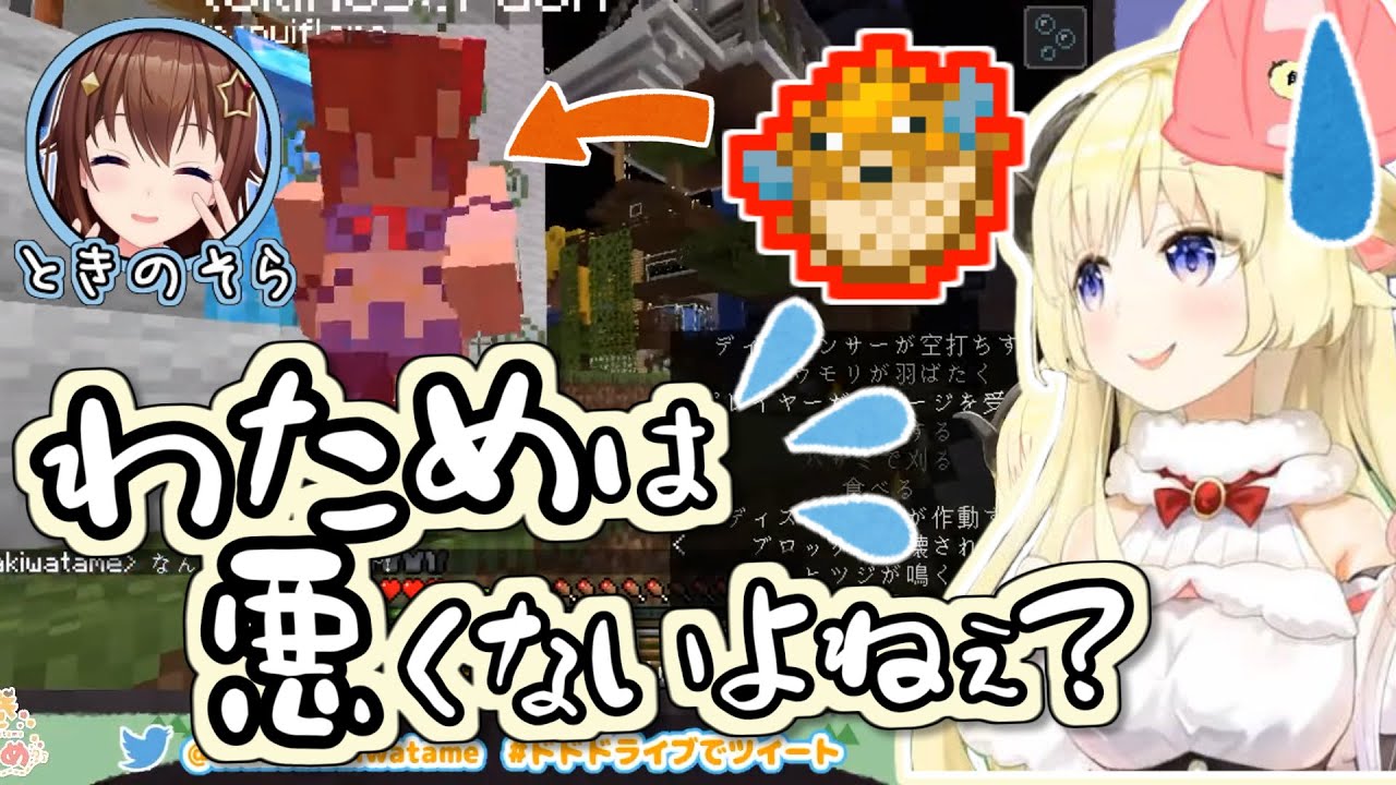 フグでそら先輩に毒を盛ろうとするフグまきわため【ホロライブ】