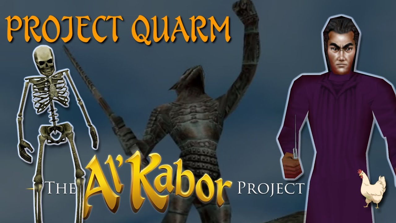 Project Quarm and Everquest in 4k?!  Leveling a Necromancer and first time Qeynos experience