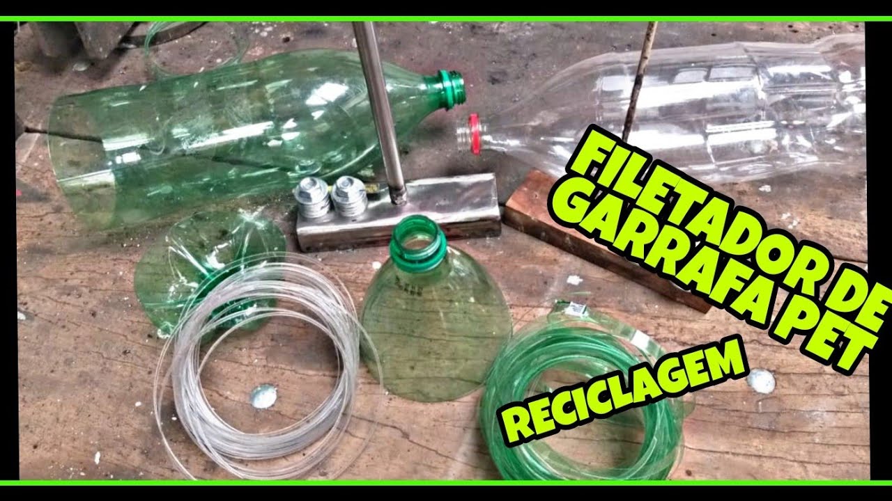 FILETADOR DE GARRAFA PET SUPER FACIL DE FAZER !