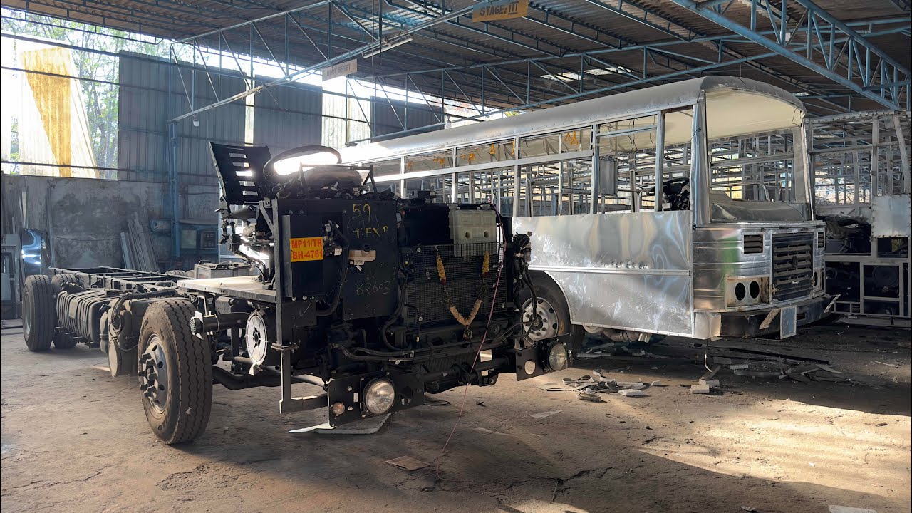 Ashok Leyland BS6 Bus Chassis with Air Suspension For APSRTC #india #youtubeshorts #ashokleyland