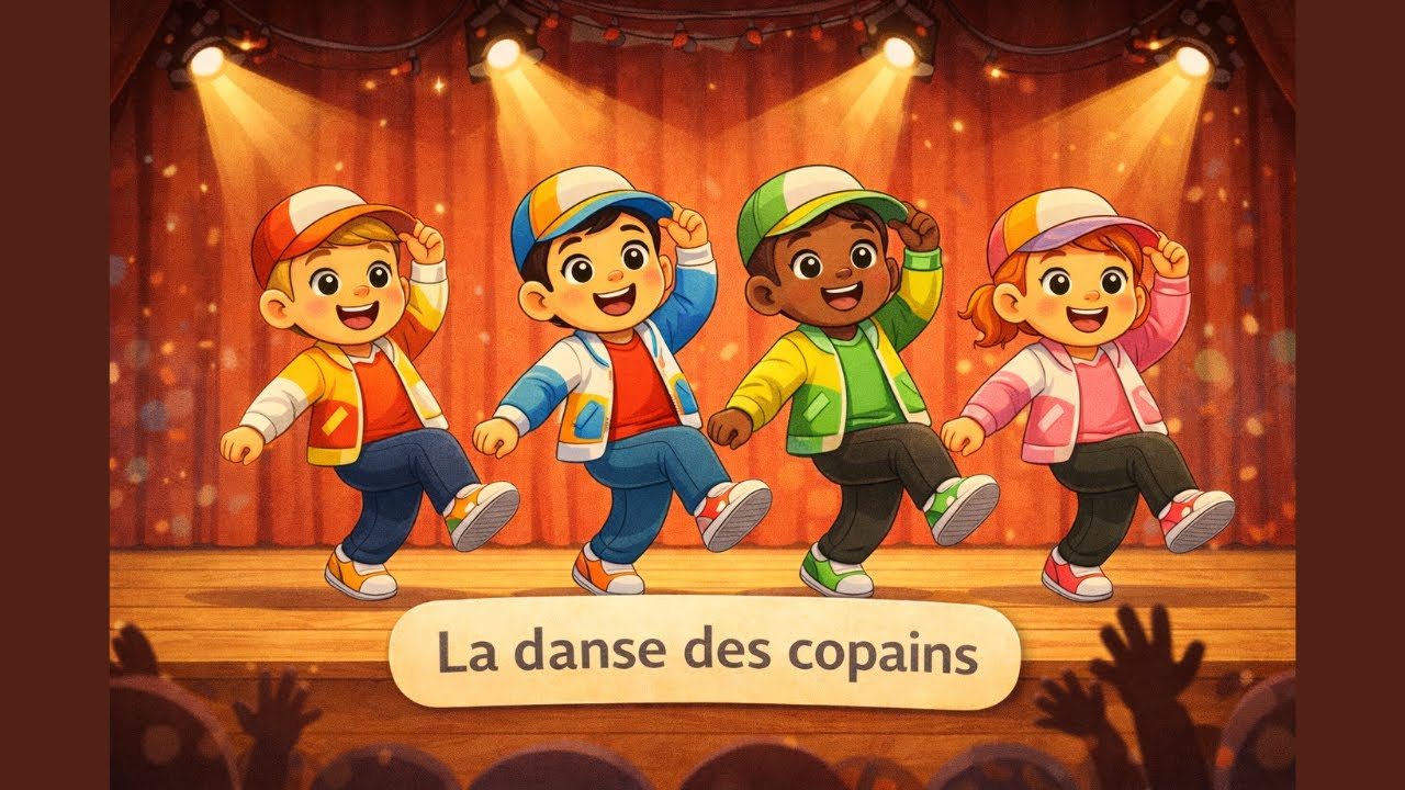 🪇La danse des copains🪇- comptine pour enfants