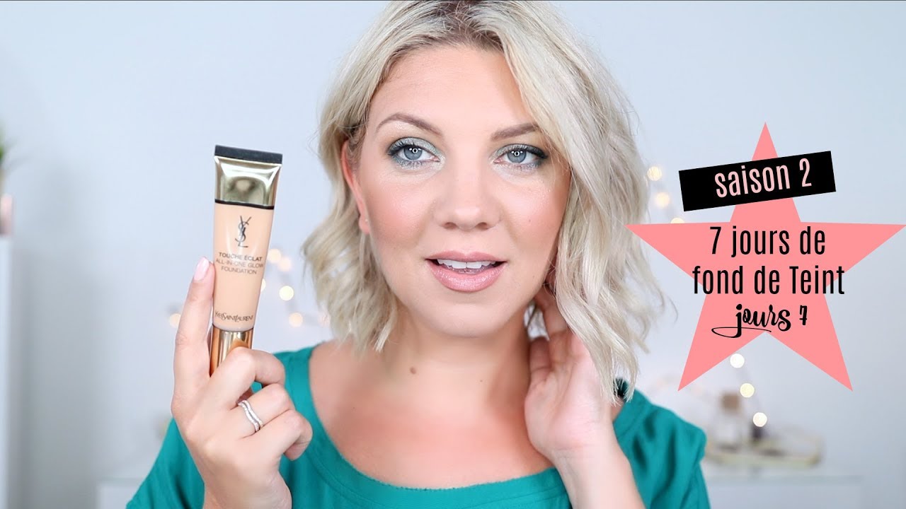 YSL Touche Eclat All In One GLow revue : revue et impressions| 7 jours de fond de teint| jours 7