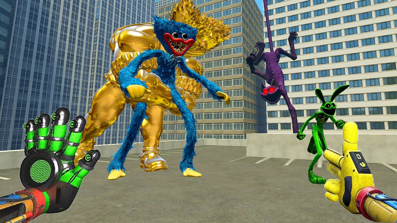 All Huggy from Poppy Playtime are now rivals Part 4 in Garry's Mod