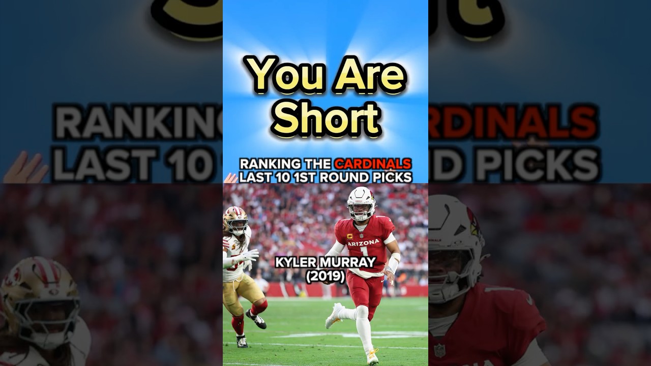 Last 10 Cardinals 1st Round Pick Rankings #cardinals #nfl #shorts