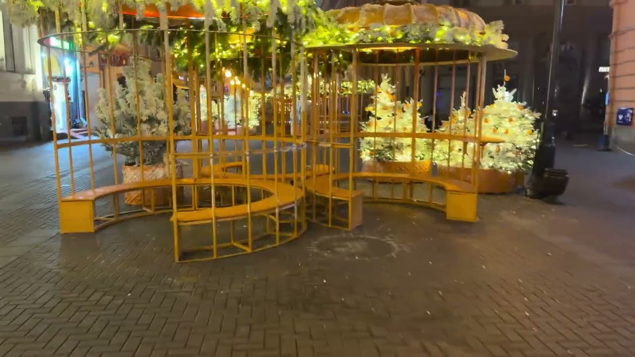 Зима в столице. Арбат 