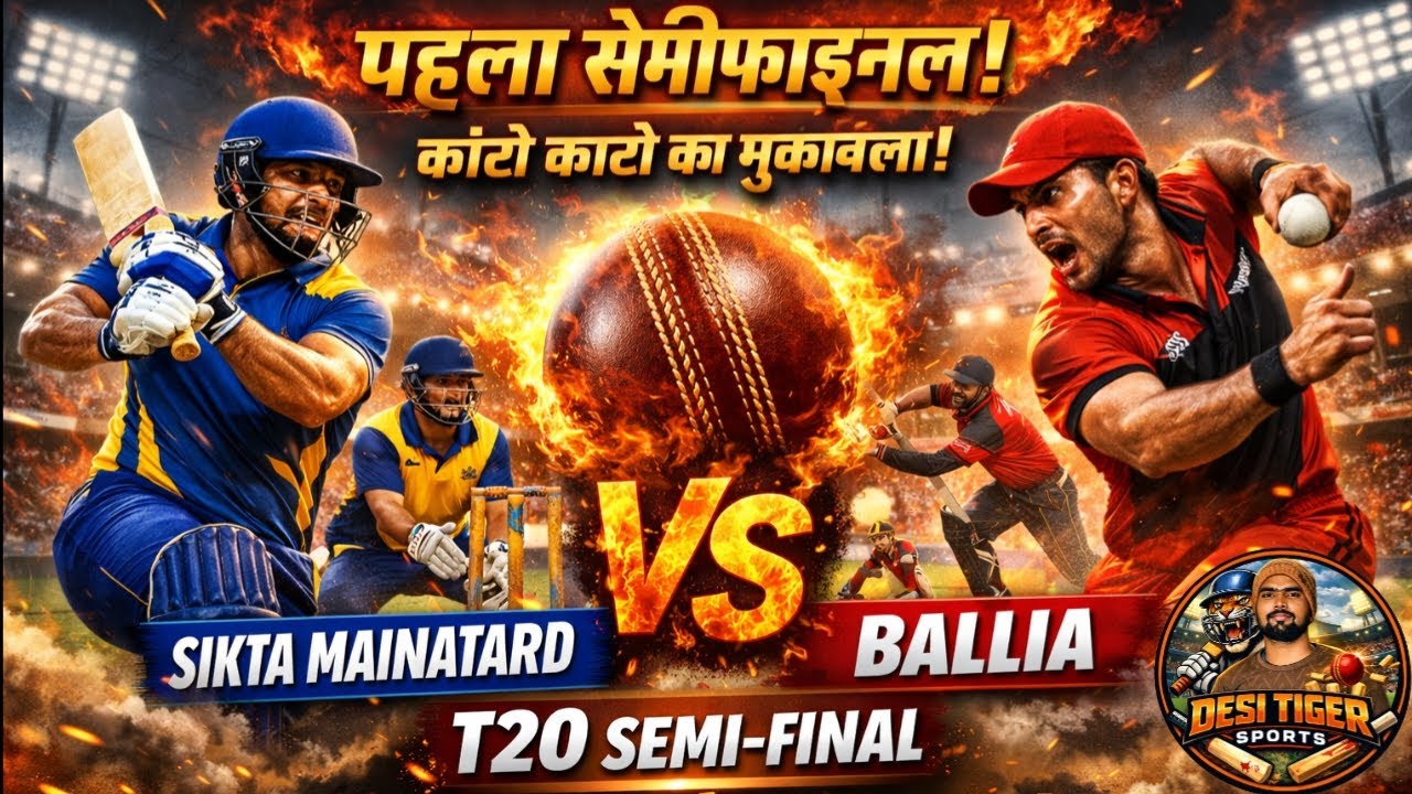 1st semi final Sikta Mainatand VS Balliya T20 | 
