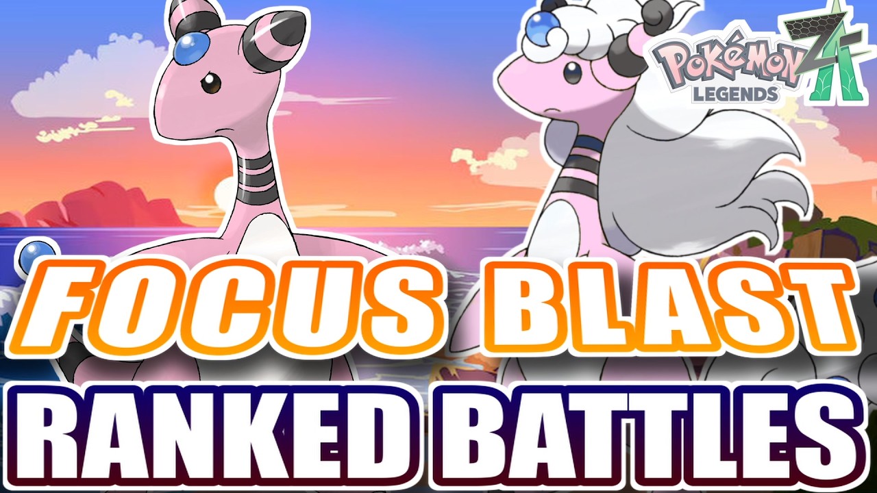 Mega Ampharaos Range Monster! Meteor Beams + Focus Blast! Pokémon Legends Z-A Ranked Battles