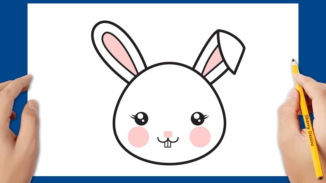 Comment dessiner un lapin de Pâques kawaii 🐰 🐇