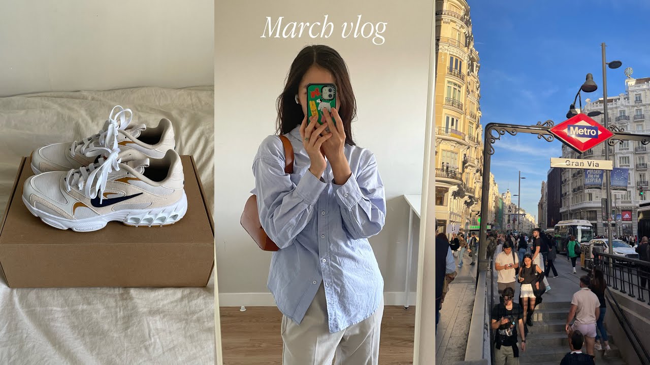 vlog | スペイン生活の記録🌷最近の購入品👟👜 | 勉強•カフェ•ZARA etc..