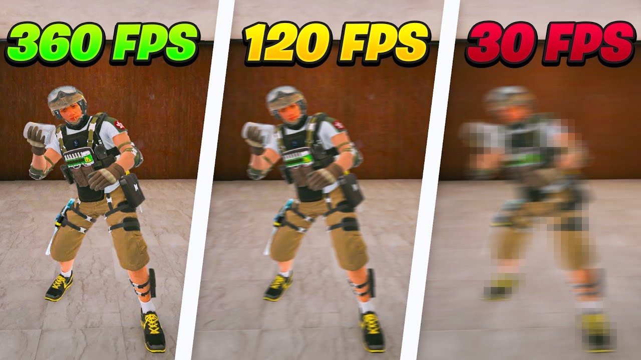 Playing Siege On EVERY FPS!