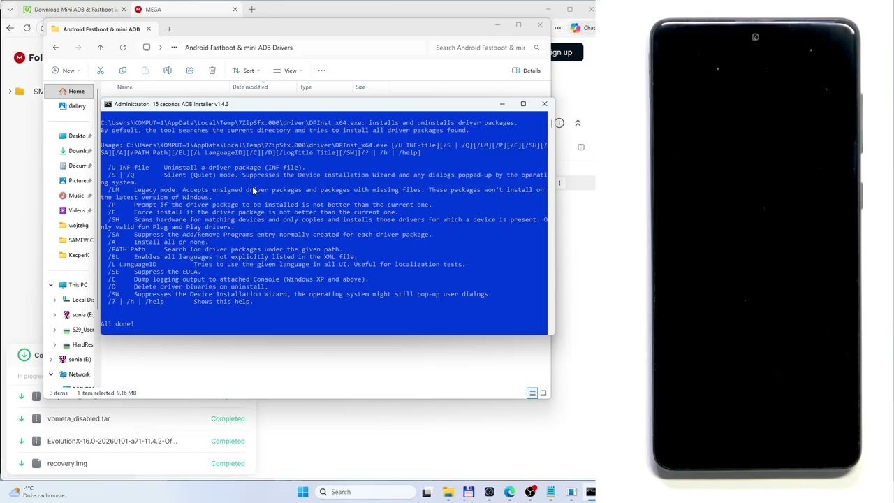 SAMSUNG Galaxy A71 &mdash; Jak wgrać Android 15/16 (Custom ROM, TWRP + VBMeta)