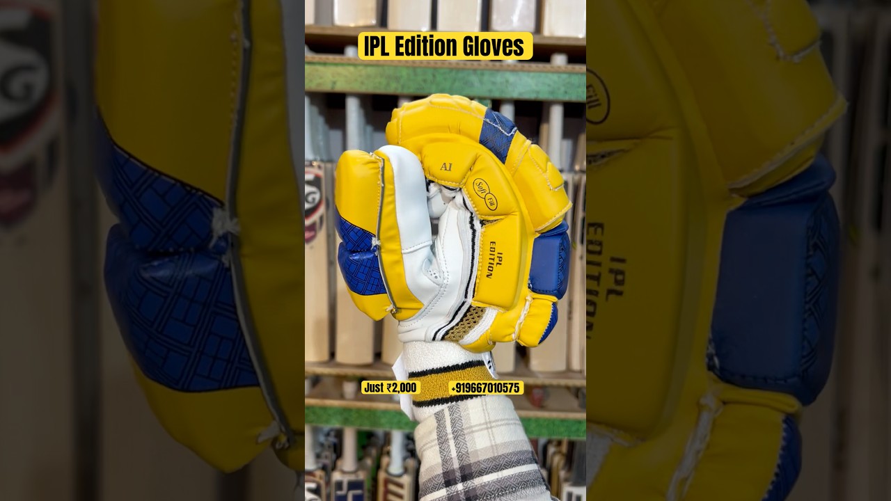 IPL Edition Gloves ❤️&zwj;🔥 #cricket #batreview #cricketequipment #cricketgear #cricketbat #ipl
