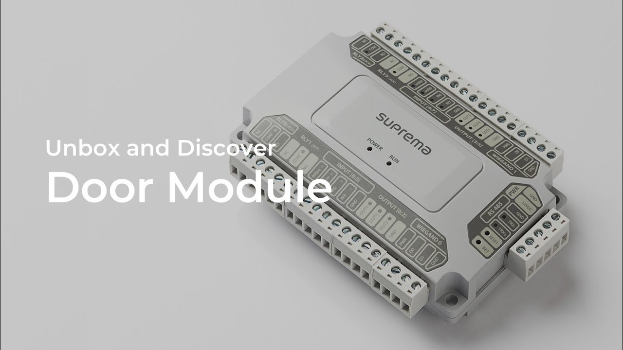 [Door Module] Unbox and Discover l Suprema