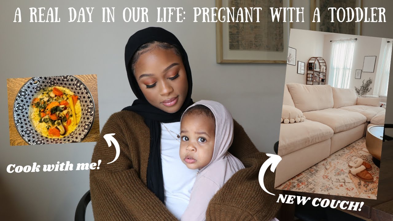 VLOG: Our New Couch, Contractions, & Thai Chicken Soup Recipe