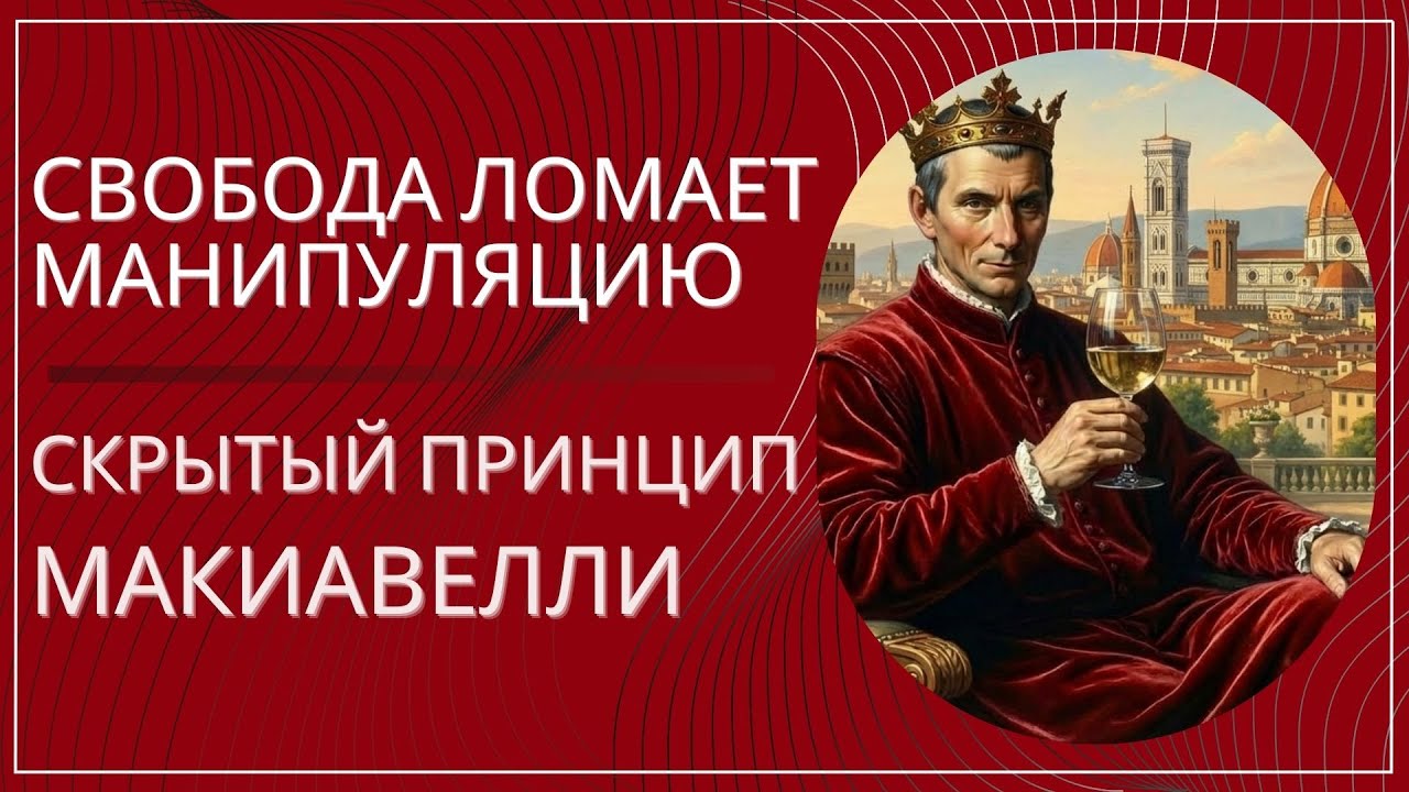 Свобода, которая ломает любую манипуляцию: скрытый принцип Макиавелли