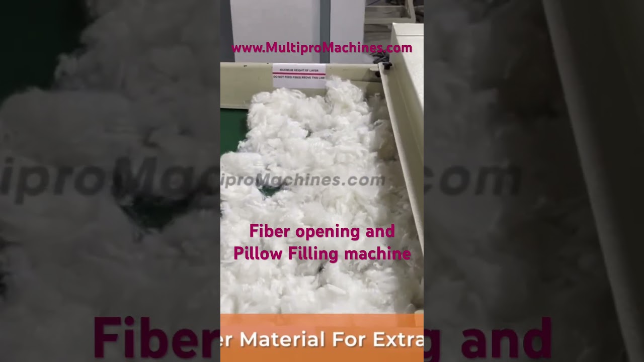 Polyester Fiber Opening & Pillow Filling Machine