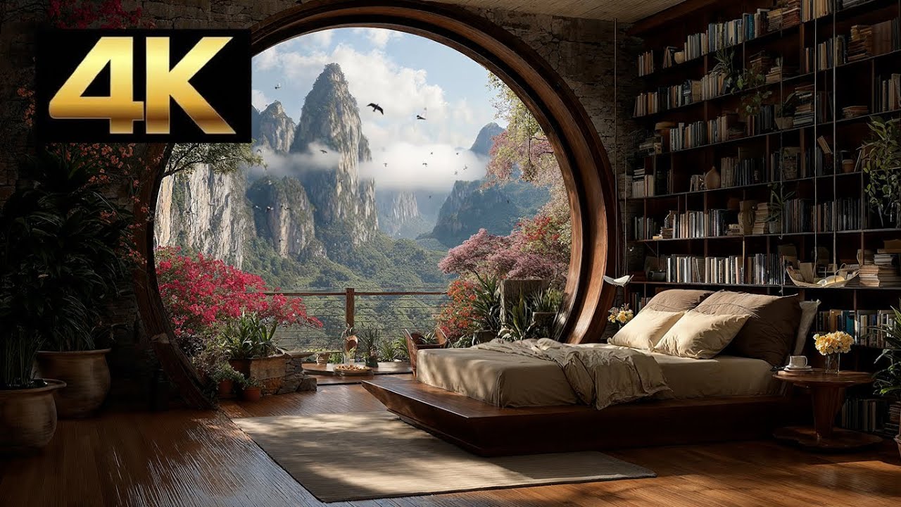 🏔️✨ Fantasy Mountain Room 🌙 | 3 Hours of Unreal Calm for Deep Relaxation & Projection