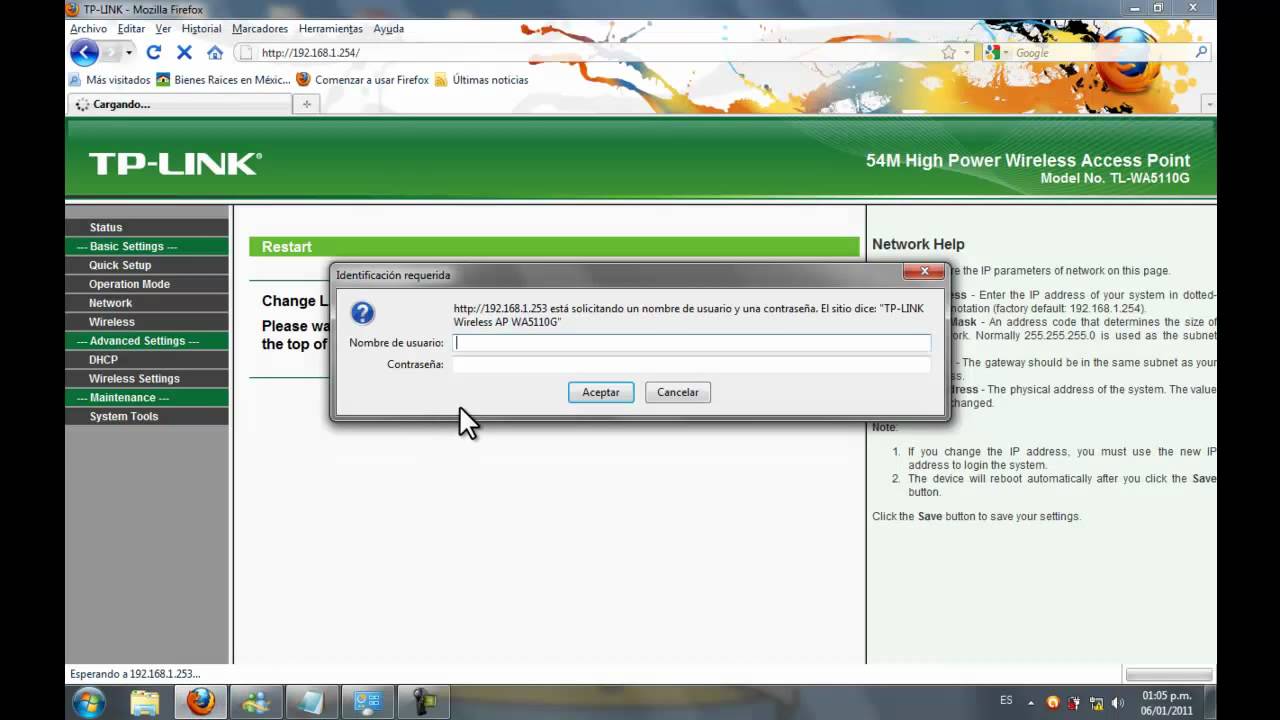 Configuracion TP-LINK TL-WA5110G en modo repetidor universal